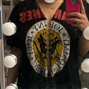 H&M Ramones Tee Reworked